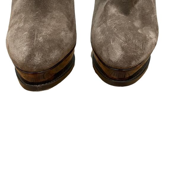 Ralph Lauren Purple Label Suede Chelsea Heel Boots Brown Women’s Size 10 40 - Picture 6 of 9